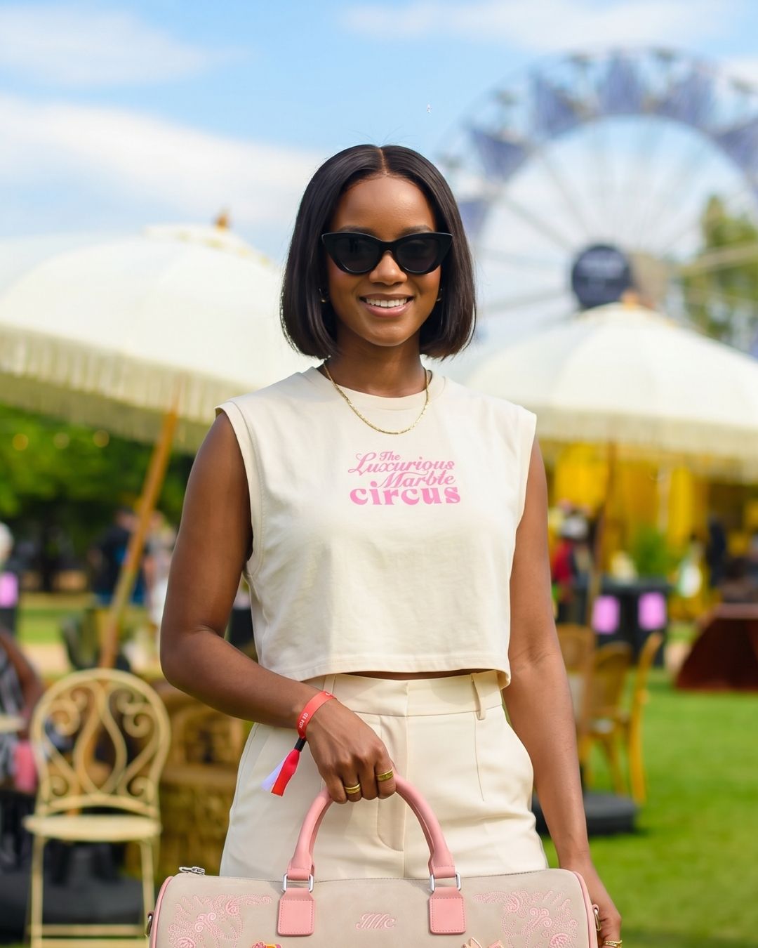 Carousel Crop Tee